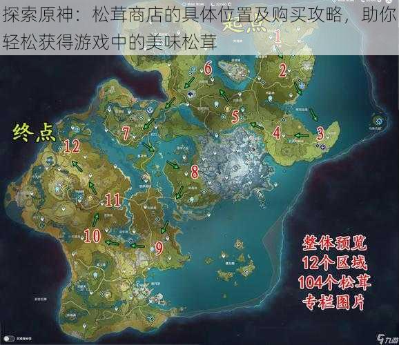 探索原神:松茸商店的具体位置及购买攻略,助你轻松获得游戏中的美味松茸