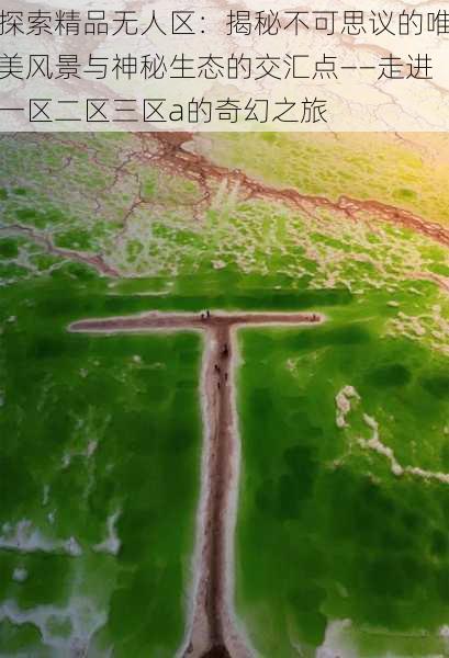 探索精品无人区:揭秘不可思议的唯美风景与神秘生态的交汇点——走进一区二区三区a的奇幻之旅