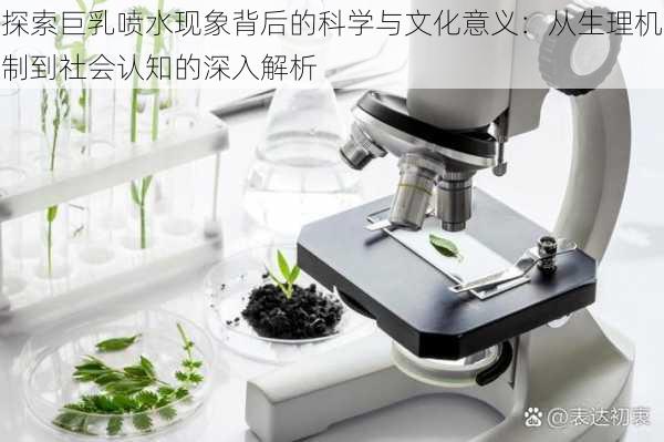 探索巨乳喷水现象背后的科学与文化意义:从生理机制到社会认知的深入解析
