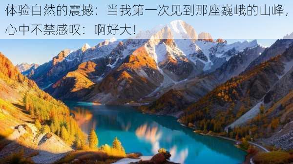体验自然的震撼:当我第一次见到那座巍峨的山峰,心中不禁感叹:啊好大!