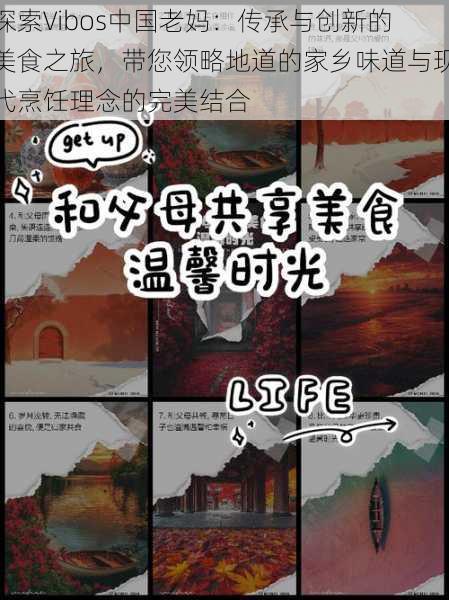 探索Vibos中国老妈:传承与创新的美食之旅,带您领略地道的家乡味道与现代烹饪理念的完美结合