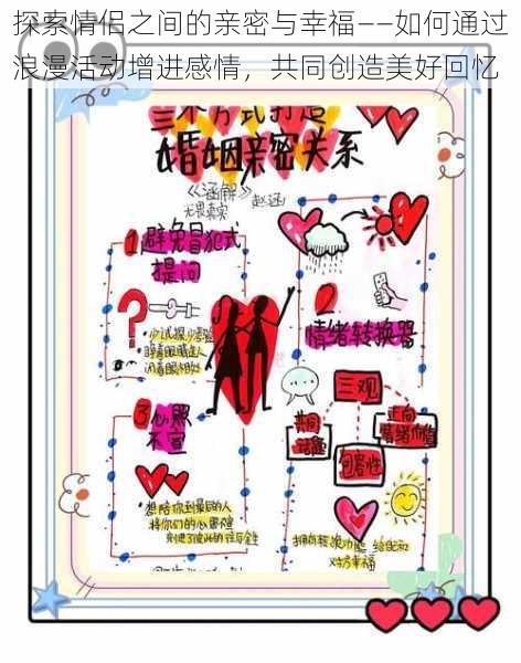 探索情侣之间的亲密与幸福——如何通过浪漫活动增进感情，共同创造美好回忆