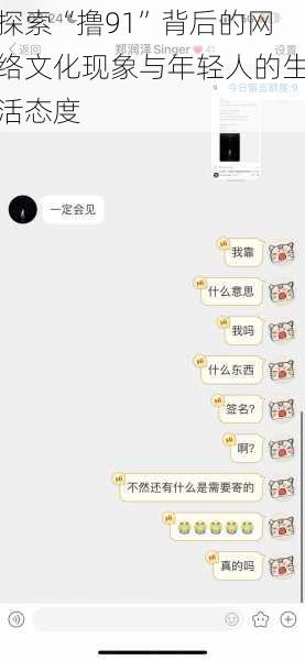 探索“撸91”背后的网络文化现象与年轻人的生活态度